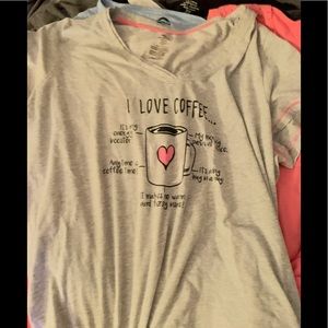 Plus size pajama shirt lot